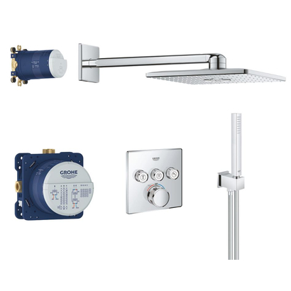 Grohe 34706000 Σετ Θερμοστατικής 3 ροών Cube