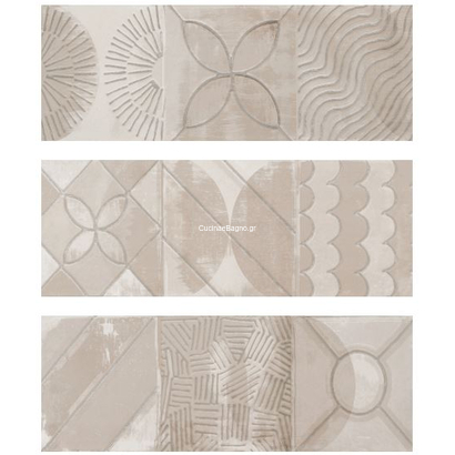 Atico Decor Beige 33x90 Κεραμικό Rettificato Τοίχου Ματ