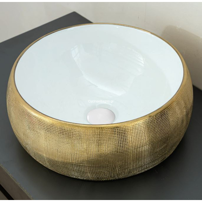 Klp Oro Ø40cm Νιπτήρας Επιτραπέζιος Χειροποίητος 500004