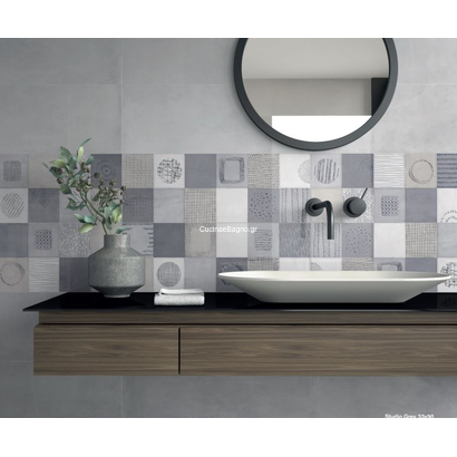 Studio Antracita 33x90 Κεραμικό Rettificato Τοίχου Γυαλιστερό