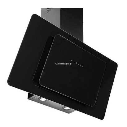 Pyramis Fiero Μαύρος 90cm Απορροφητήρας Καμινάδα 065023001