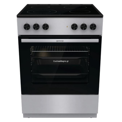Gorenje Κουζίνα Κεραμική Γκρι GEC6A41SC-740615