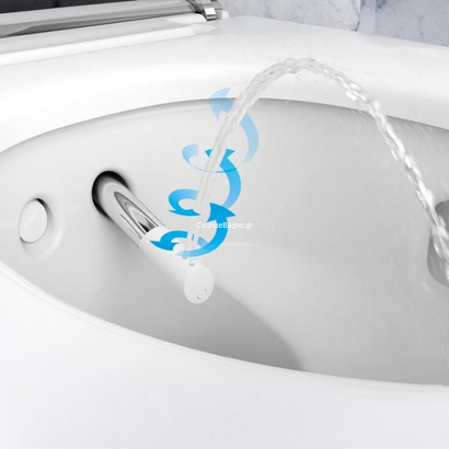 Geberit Aquaclean Mera Classic Λευκό Λεκάνη Κρεμαστή Με Soft Close Κάλυμμα