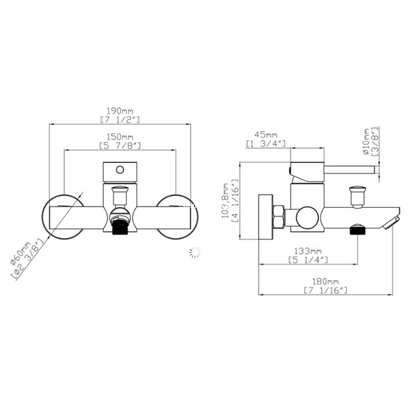 KARAG Artemis Oro Μπαταρία Μπάνιου SO903F12