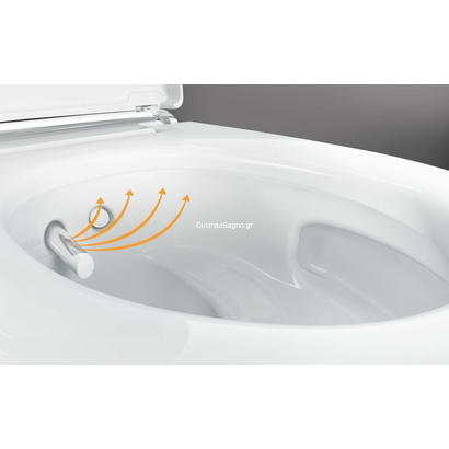Geberit Aquaclean Mera Comfort Χρωμέ Λεκάνη Κρεμαστή Με Soft Close Κάλυμμα