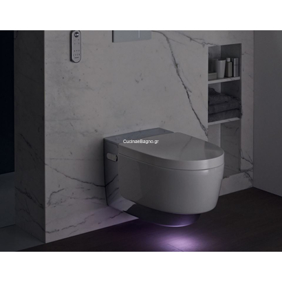 Geberit Aquaclean Mera Comfort Χρωμέ Λεκάνη Κρεμαστή Με Soft Close Κάλυμμα
