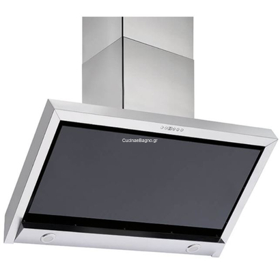 Pyramis Specieto 90cm Απορροφητήρας Καμινάδα Inox-Black 065039101