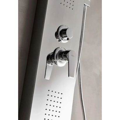 Roma Στήλη Ντους Υδρομασάζ  Χρωμέ TEMA