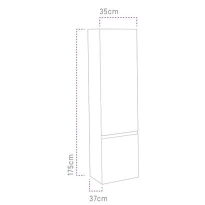 Sanitec Alba A Στήλη Μπάνιου Κρεμαστή