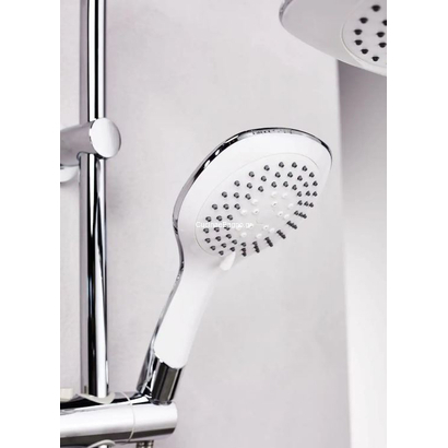 Roma Bianco 53276 Στήλη Ντουζιέρας Με Ντους Χειρός & Σαπουνοθήκη Χρωμέ TEMA