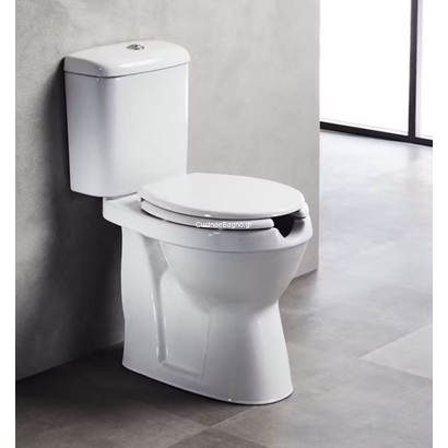 ΑΜΕΑ Creavit Set Eco Λεκάνη Επιδαπέδια Με Καζανάκι EC3100TH