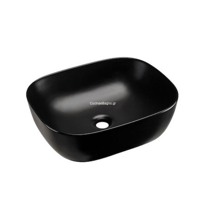 Pyramis Erida Black Νιπτήρας 49x39,5 Επιτραπέζιος 023020201