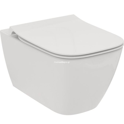 Ideal Standard i.Life B 54  cm Λεκάνη Κρεμαστή Rimless Υ.Π. Με Κάλυμμα SOFT CLOSE SLIM