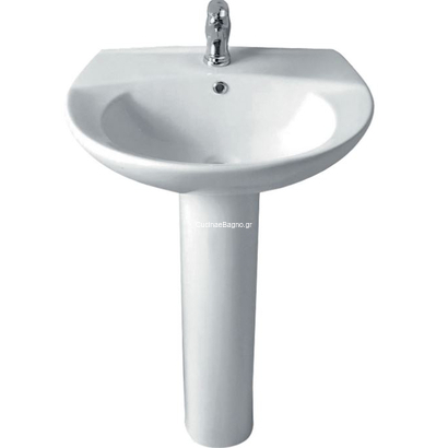 GLORIA Porta Nova 62x51 Νιπτήρας Με Κολώνα set-0160