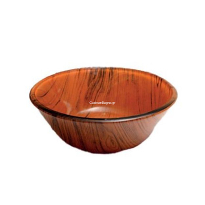 Karag A 5009 Νιπτήρας Κρυστάλλινος Φ50cm Επιτραπέζιος