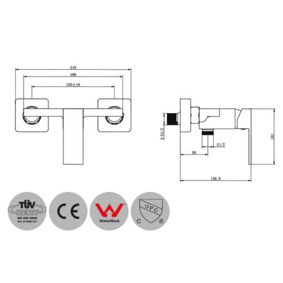 KARAG Delos FW31C299-BL Μπαταρία Ντουζιέρας Σώμα