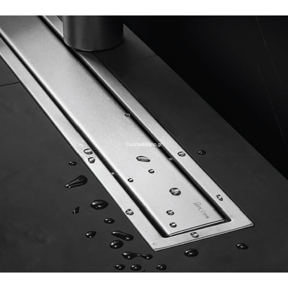 Karag CONFLUO PREMIUM LINE 300 ST/ST 45cm Σιφόνι δαπέδου ευθύγραμμο