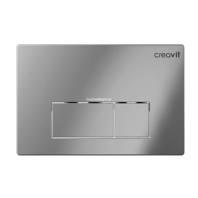Creavit Arc GP8004 Χρωμέ Πλακέτα Εντοιχιζόμενου Καζανακιού ΤΕΜΑ