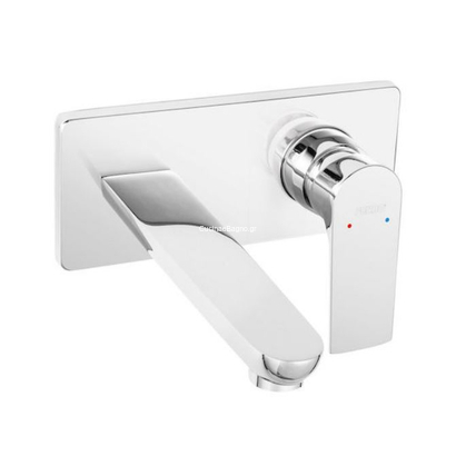 Karag ALGEO SQUARE (EROS) BAQ3PA18 Μπαταρία Νιπτήρα Επίτοιχη