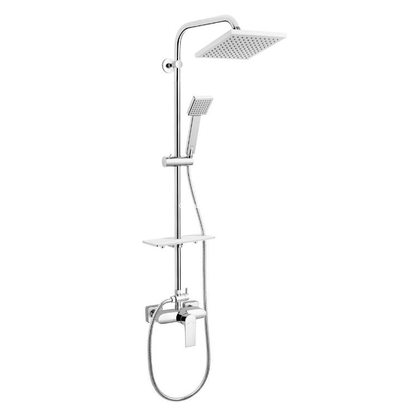 Karag ALGEO SQUARE NP74-BAQ7U Στήλη Ντουζιέρας Με Μπαταρία