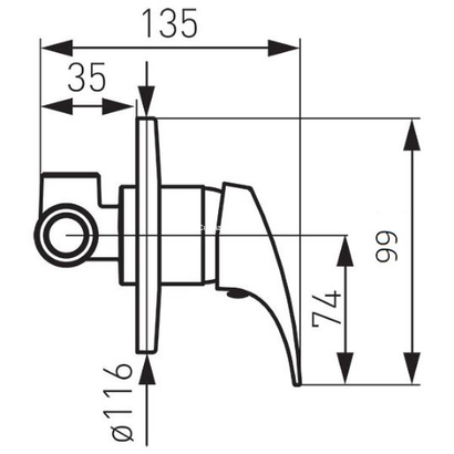 Ferro ONE BFO7PA Μίκτης Εντοιχισμού Μονός