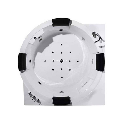 Karag LIBERA K-1218 Bianco Lucido 165x165 Μπανιέρα Υδρομασάζ Γωνιακή