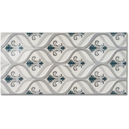 5029 Grey Decor 25x50 Πλακάκι Κεραμικό Γυαλιστερό