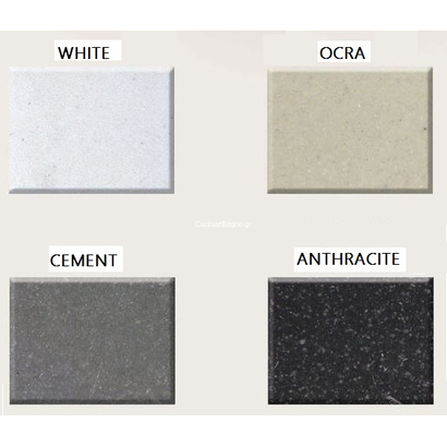 Sanitec A-216 Flat Stone 80x120 Ντουζιέρα Χυτή