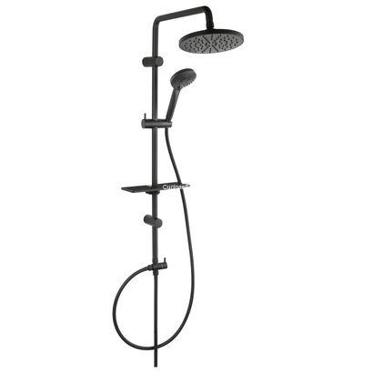 Ferro RONDO LUX BLACK NP23-BL Στήλη Ντουζιέρας Χωρίς Μπαταρία Μαύρη