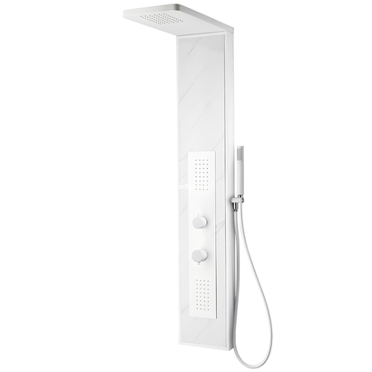 Karag ELLI S9237-5 Στήλη Υδρομασάζ Λευκή Ματ