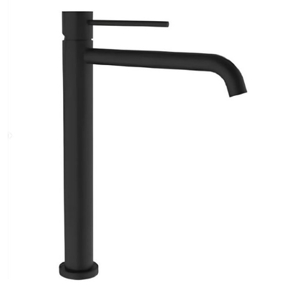 Sanitec Rome Ματ Μαύρο Μπαταρία Νιπτήρα Επιτραπέζια 00-99-00593