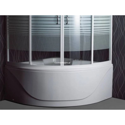 Sanitec 130x130 Venus Μπανιέρα Υδρομασάζ 547