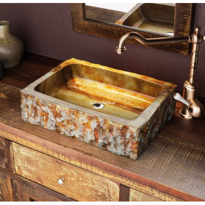 Sanitec Stone 285 Νιπτήρας Επιτραπέζιος 52x40,5 cm