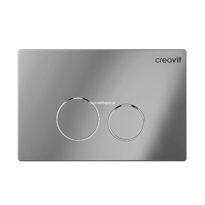 Creavit Terra GP9004 Χρωμέ Πλακέτα Εντοιχιζόμενου Καζανακιού ΤΕΜΑ