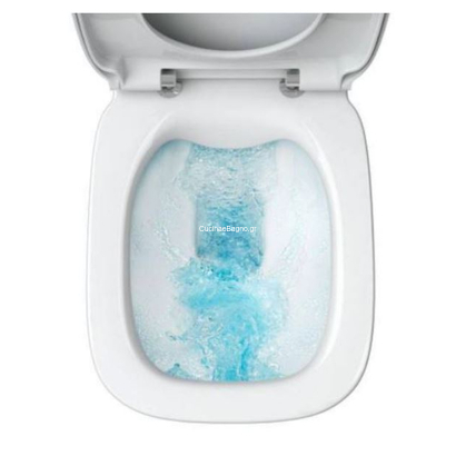 Ceramita Navy Rimless 61,6x36,5 Λεκάνη Επιδαπέδια Set