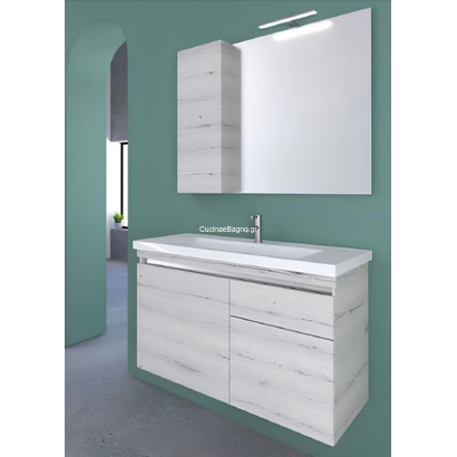 SAVVO Omega 80x45 Έπιπλο Μπάνιου Κρεμαστό