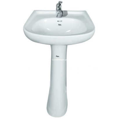 Huida Queen 59x48,5 Νιπτήρας με κολώνα Set-0040