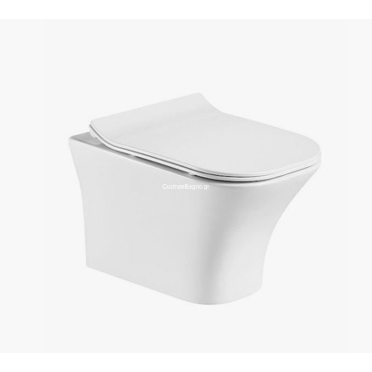 Ceramita Storm Wall Rimless 49x34 Λεκάνη Κρεμαστή Με Κάλυμμα