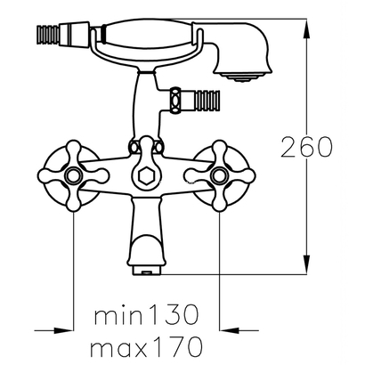 OTTONE MELODA EVER 6036E Μπαταρία Μπάνιου Λουτρού Ρετρό