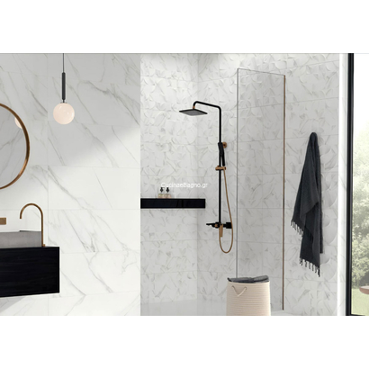 Aston White Mate 33x90 cm Πλακάκι μπάνιου σατινέ