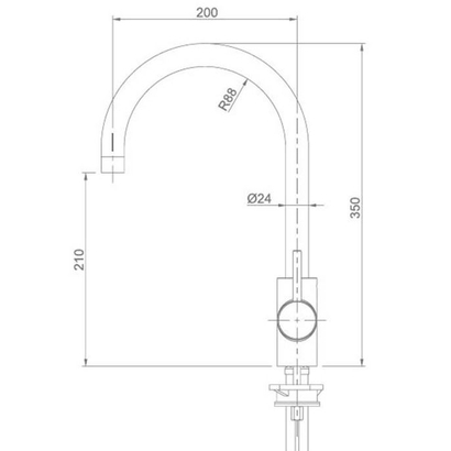 Sanitec Doppio Χρωμέ Μπαταρία Κουζίνας 00-02-00251