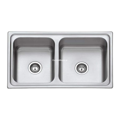 Karag BL-888 Νεροχύτης 86x50 Ανοξείδωτος