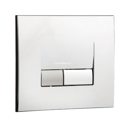 Siamp 111921 Smart Brillant Chrome Πλακέτα Χειρισμού Καζανακιού 3/6 lit