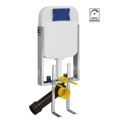 Creavit FGR7001 Εντοιχιζόμενο Καζανάκι 3/6L Με Μεταλλικά Πόδια ΤΕΜΑ