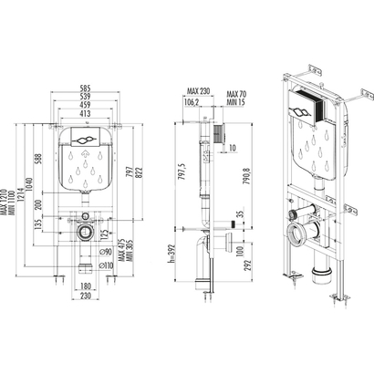 Creavit GR5003 ΚΑΖΑΝΑΚΙ ΕΝΤΟΙΧΙΣΜΕΝΟ 3/6 L
