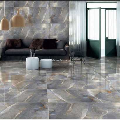 Blue Jasto Dark 60x120 Porcellanato Rettificato High Gloss