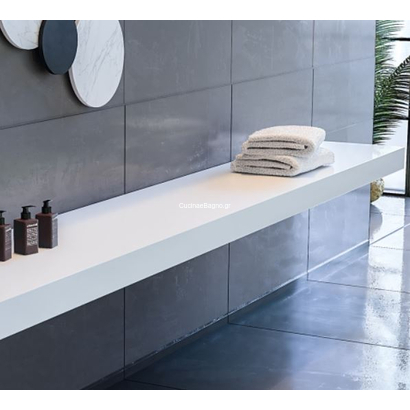 Sanitec 710 Πάγκος-Ράφι 151-200cm Monoblock