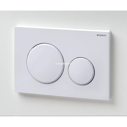 Geberit SIGMA 20 Πλακέτα Καζανακιού Διπλής Ροής Λευκή