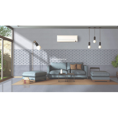 5029 Grey Decor 25x50 Πλακάκι Κεραμικό Γυαλιστερό