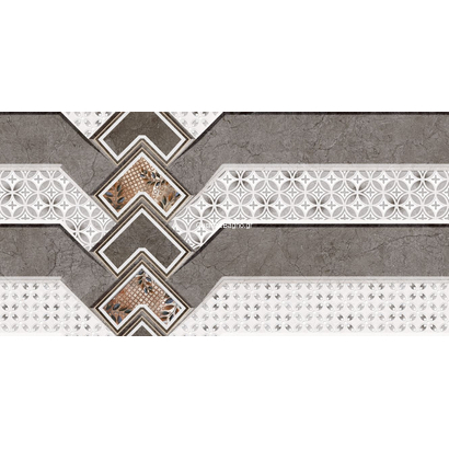 7019 Grey Decor 25x50 Πλακάκι Κεραμικό Ματ
